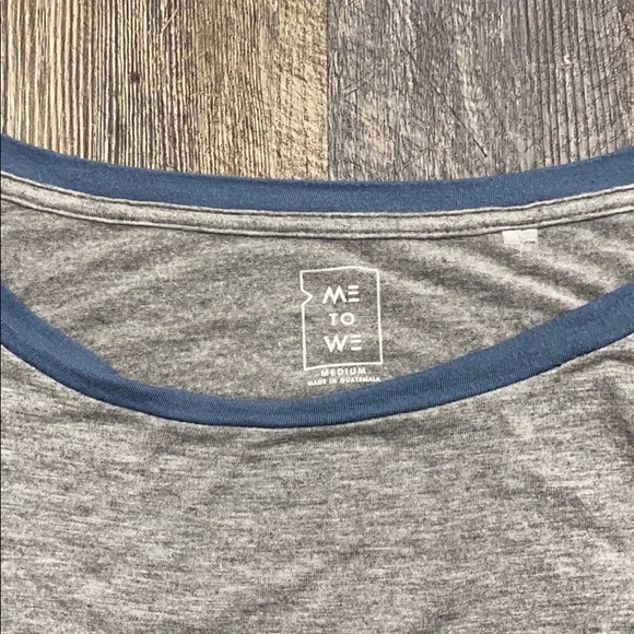 Me To We gray and blue top - Picture 3 of 5